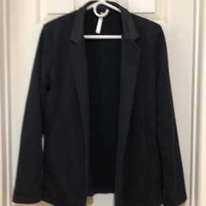 Black Fabletics workout Blazer